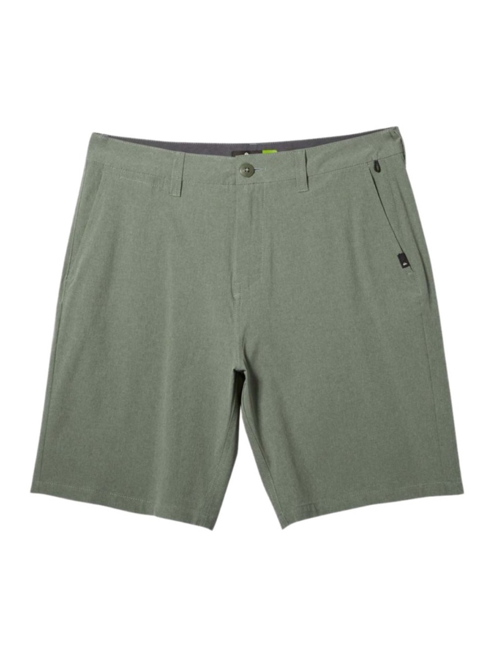 Quiksilver- Union Heather 20" Amphibian Hybrid Shorts, Thyme, 34